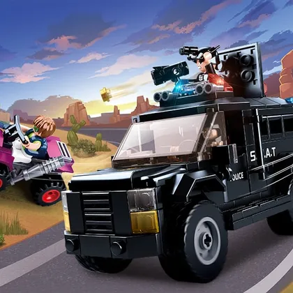 Police 4x4 Swat SUV Police Truck (M38-B0653)
