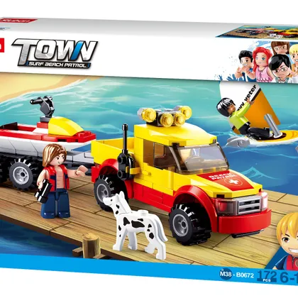 Sluban Beach Rescue Team / Pick-up Truck (M38-B0672)