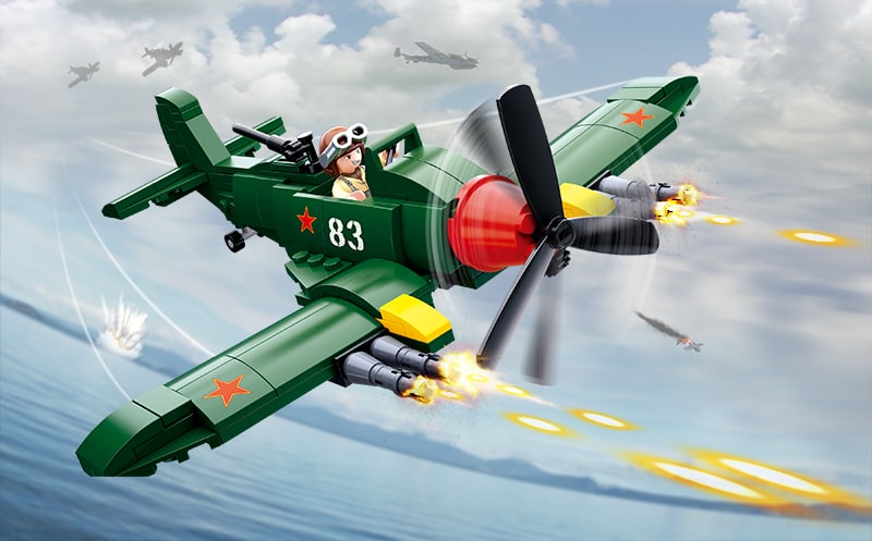 Sluban Allied Ilyushin Fighter Plane (M38-B0683)