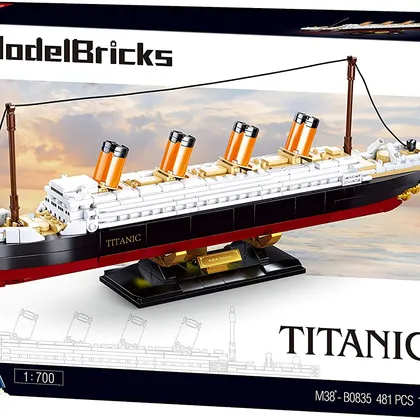 Medium Scale Titanic Model Kit - (36 cm / 14.7 Inch Long ) - 481 PCS (M38-B0835)