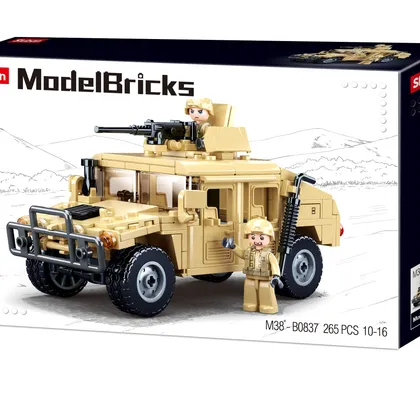 US Army Hummer - Modern Military Assault Vehicle - 265 Pcs - ( ) (M38-B0837)